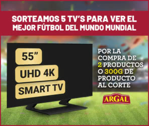 Sorteo Por Compra Argal 5 Tvs