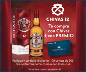 Sorteo Por Compra Chivas 100 Tarjetas 50 Euros
