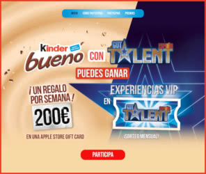 Sorteo Por Compra Kinder Got Talent Apple Card
