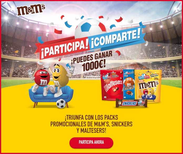 Sorteo Por Compra Mms 5 Premios 1000 Euros
