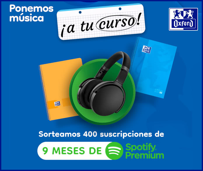 Sorteo Por Compra Oxford 400 Suscripciones Spotify