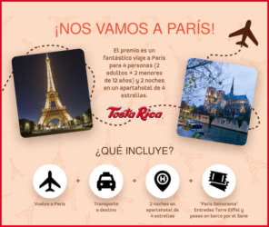 Sorteo Por Compra Tostarica Viaje París