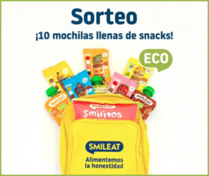 Sorteo Smileat 10 Mochilas Cargadas