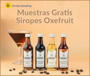 Muestras Gratis Correos Sampling Siropes Oxefruit
