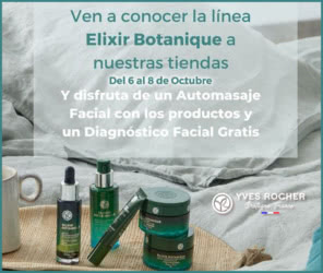Muestras Gratis Yves Rocher Elixit Botanique