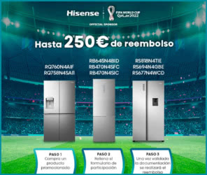 Reembolso Hisense Hasta 250 Euros