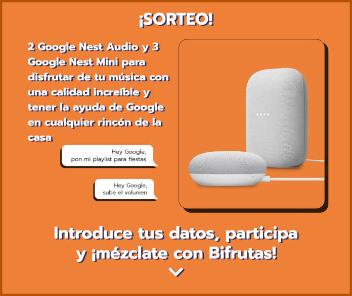 Sorteo Bifrutas 5 Google Nest