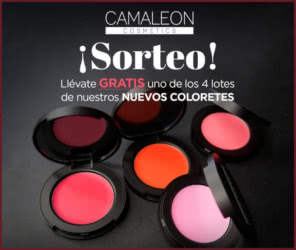 Sorteo Camaleon Cosmetics 4 Lotes Coloretes