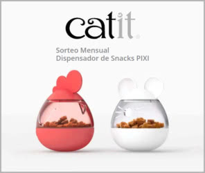 Sorteo Catit 6 Dispensadores Snacks Pixi Gatos