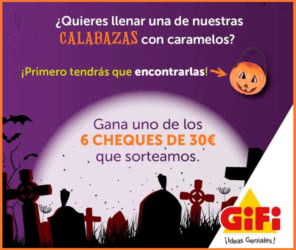Sorteo Gifi 6 Cheques 30 Euros