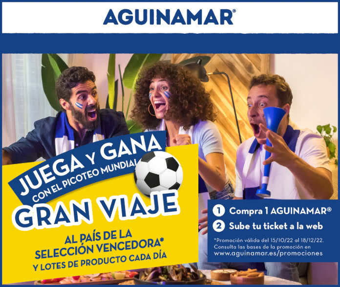 Sorteo Por Compra Aguinamar 62 Lotes Viaje Mundial Qatar