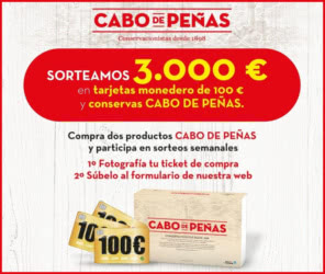 Sorteo Por Compra Cabo De Peñas 3000 Euros