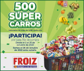 Sorteo Por Compra Froiz 500 Carros Compra