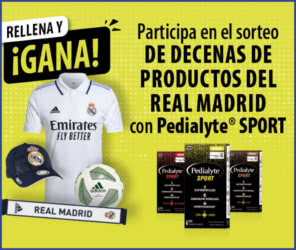 Sorteo Por Compra Pedialyte Sport Productos Real Madrid