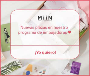 Tester Miin Cosmetics Embajadores Nuevo Producto
