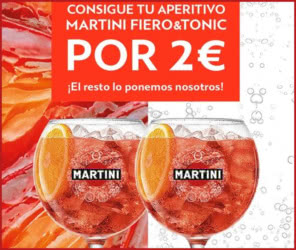 Cupones Descuento Martini Fiero 2 Euros