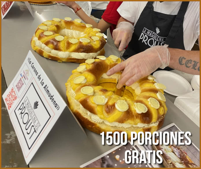Gratis 1500 Porciones Gratis Corona Almudena