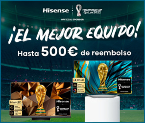 Reembolso Hisense Hasta 500 Euros