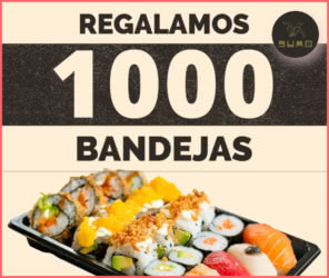 Regalo Directo Restaurantes Sumo 1000 Bandejas Sushi