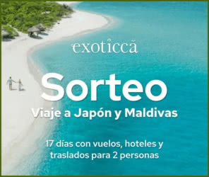 Sorteo Exoticca Viaje Japón y Maldivas