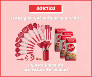 Sorteo Harinas Yolanda Pack Utensilios 12 Meses Lote