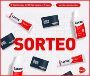 Sorteo Lacer 10 Premios 100 Euros Packs