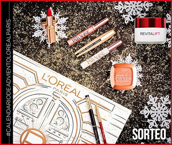 Sorteo L'Oréal 3 Calendarios Adviento