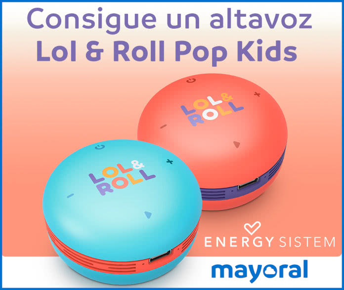 Sorteo Mayoral 5 Altavoces Roll Pop Kids