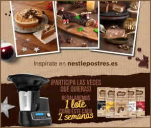 Sorteo Nestlé Postres Robot Cocina Lotes