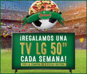 Sorteo por Compra Buitoni 5 TVs LG