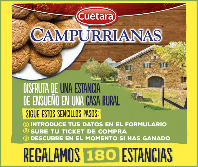 Sorteo Por Compra Campurrianas Cuetara 180 Estancias