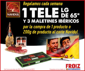 Sorteo Por Compra Froiz Navidul Tvs Maletines Jamón