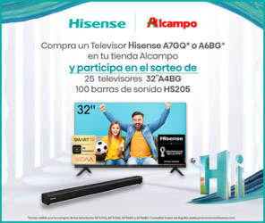 Sorteo Por Compra Hisense 25 Tvs 100 Barras Sonido