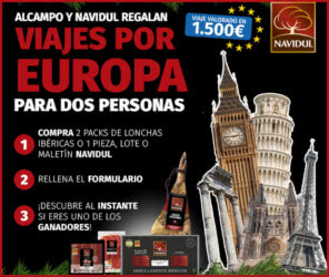 Sorteo Por Compra Navidul 4 Viajes Europa