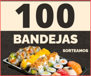 Sorteo Restaurantes Sumo 100 Bandejas