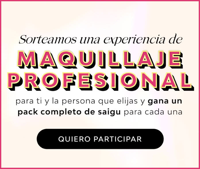 Sorteo Saigu Experiencia Maquillaje