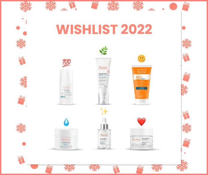 Sorteo Avene 10 Wishlist 2022