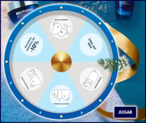 Sorteo Biotherm Ruleta Navidad 2022
