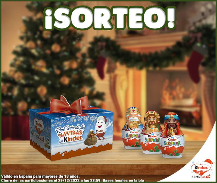 Sorteo Kinder 3 Cajas Llenas Chocolate