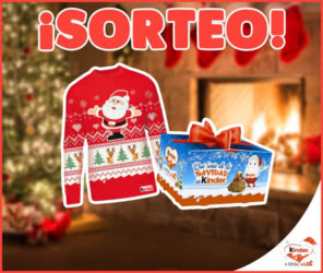 Sorteo Kinder 3 Suéteres Lote