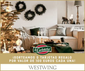 Sorteo La Carloteña 5 Tarjetas Westwing de 100 Euros