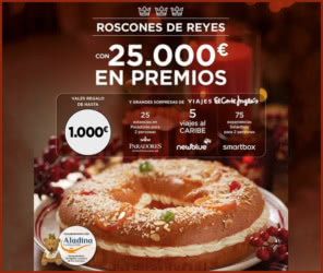 Sorteo Por Compra El Corte Ingles 25000 Euros Roscones