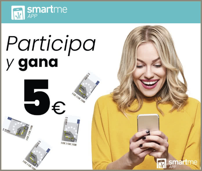 Sorteo Smartmeapp 20 Premios 5 Euros