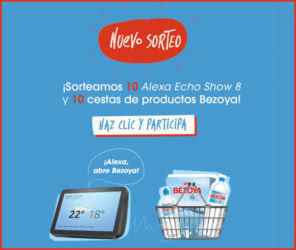 Sorteo Bezoya 10 Echo Show 10 Lotes