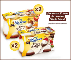 Sorteo La Lechera 10 Lotes Trío de Sabor