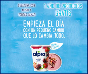 Sorteo Por Compra Alpro 60 Premios 12 Meses Lote