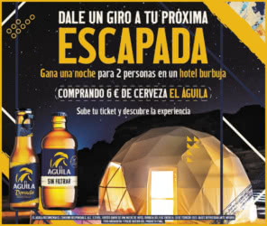 Sorteo Por Compra El Aguila Escapadas Hotel Burbuja