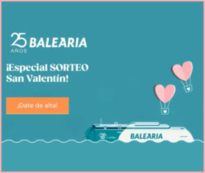 Sorteo Balearia San Valentín Viajes Tarjetas