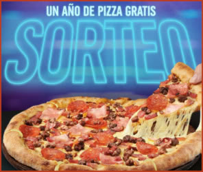 Sorteo Dominos Pizza Lote 12 Meses