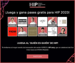 Sorteo Hip Horeca Entradas Hip 2023